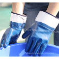 Cotton Jersey Shell Nitrile Coated Safety Work Gloves (N6001)